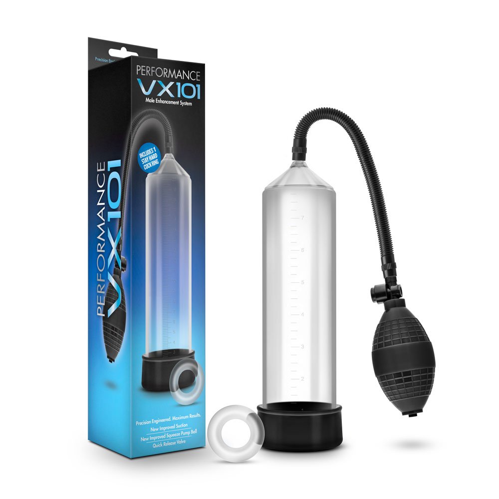 www.blushnovelties.com Performance - Vx101 Male Enhancement Pump - Clear - Image 1