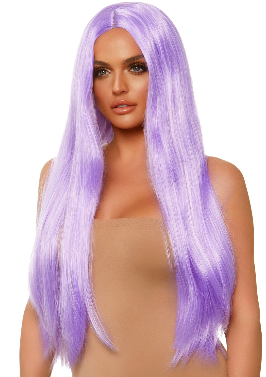 4rtG0JeuhU2SWRjcJcRpTbKnwtqb1BH4.jpg Long Straight Wig 33 Inch - Lavender - Image 1