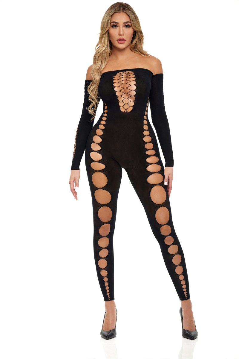 4wsVRvygvIWQwOXXIbmJm4OgvTb3pdzy.jpg Boujee Gang Bodystocking - One Size - Black - Image 1