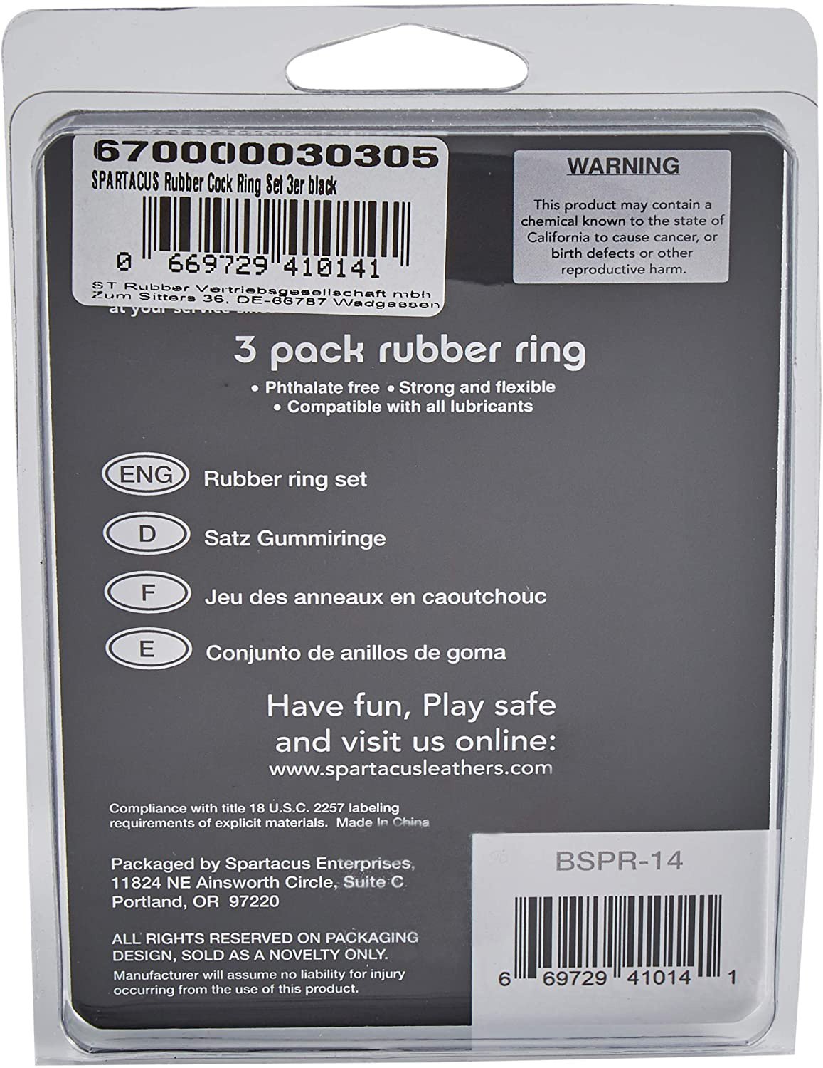 53fmP8R0XojUCACZDpPnev10OUU1n3CC.jpg Rubber Cock Ring Set - Black - Image 1