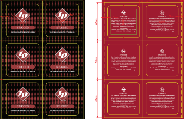 59frP3y5.png ID Condoms - Studded - 144 Piece Jar - Image 1