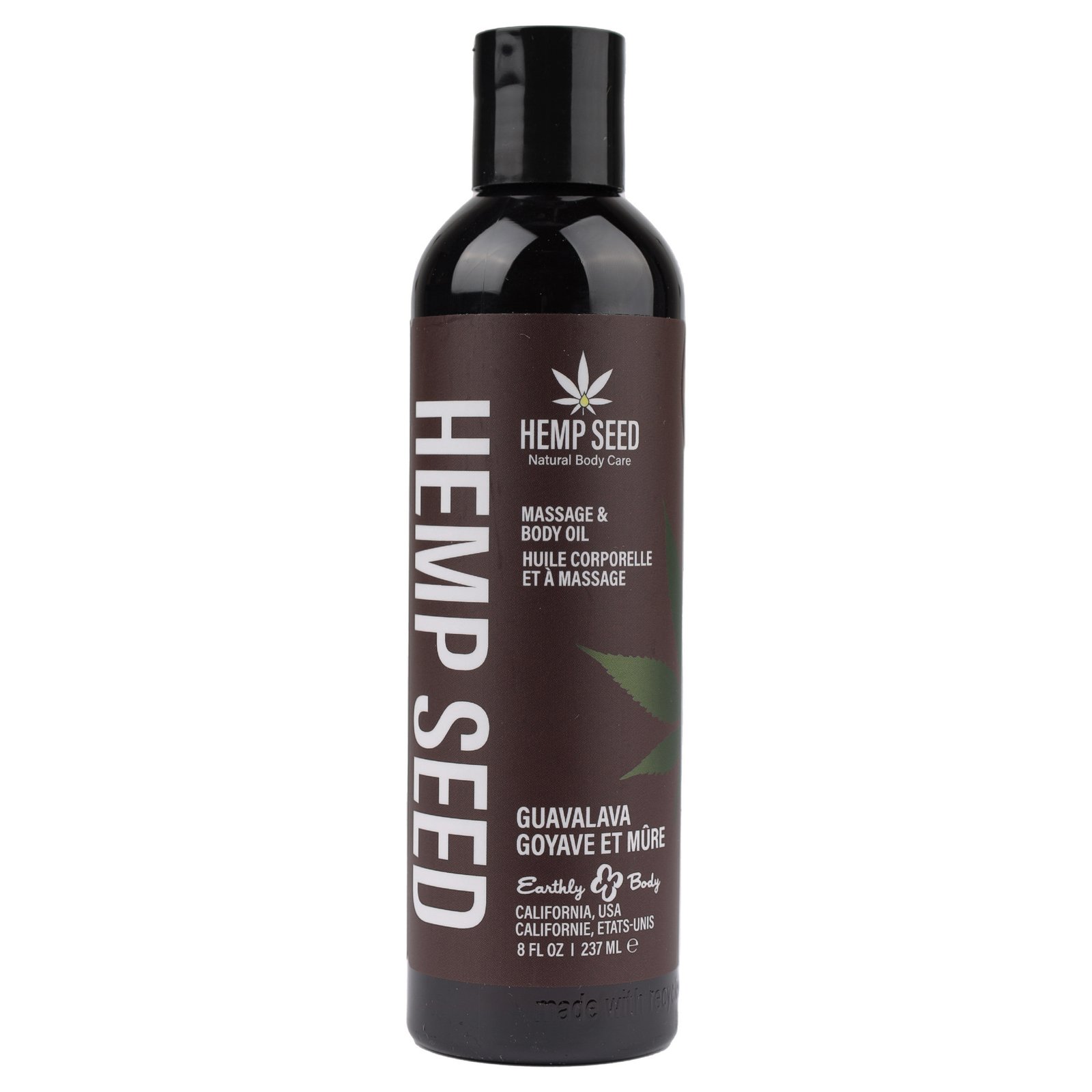 5Si3J2wdDgBk2STZnMkOKXLiQiVOokiz.jpg Hemp Seed Massage and Body Oil - Guavalava - 8 Fl. Oz./ 237 ml - Image 1