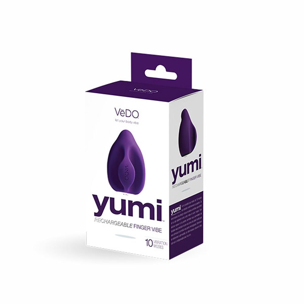 5dvh3iQXmuZxd2ieXfkfQf1XSc4jUmo5.jpg Yumi Rechargeable Finger Vibe - Deep Purple - Image 1