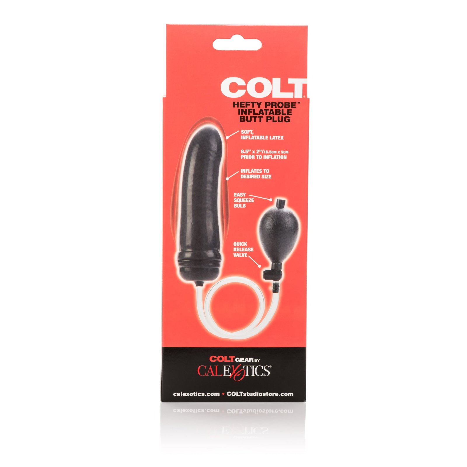 5kqQuoCcJE5FK9ln2nxfUApCbO9XKxYZ.jpg Colt Hefty Probe Inflatable Butt Plug - Black - Image 1