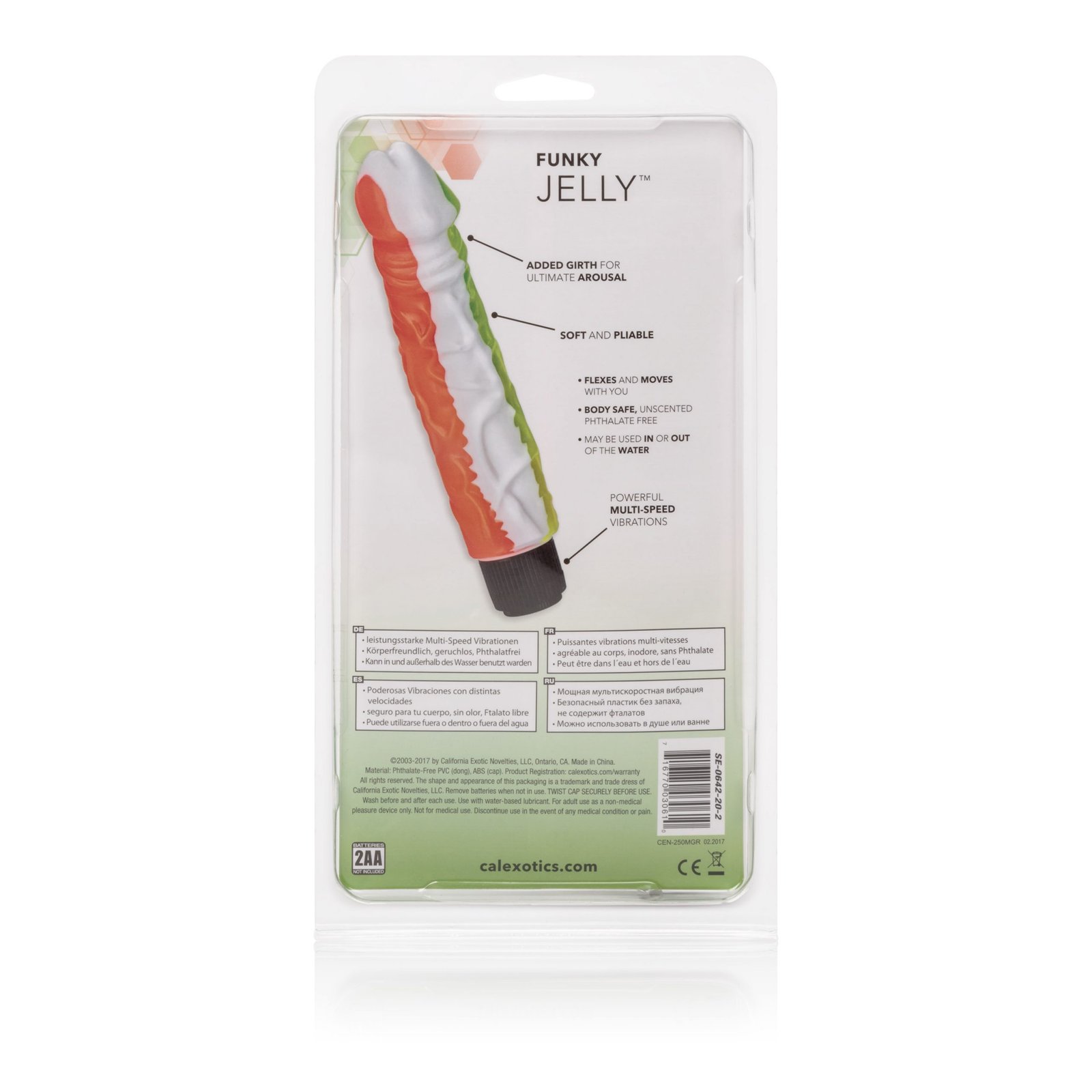 67Sbs8c8P5whlmoTUkNb5h01IC4SY7AK.jpg Funky Jelly Vibe 8 Inches - Orange/green - Image 1