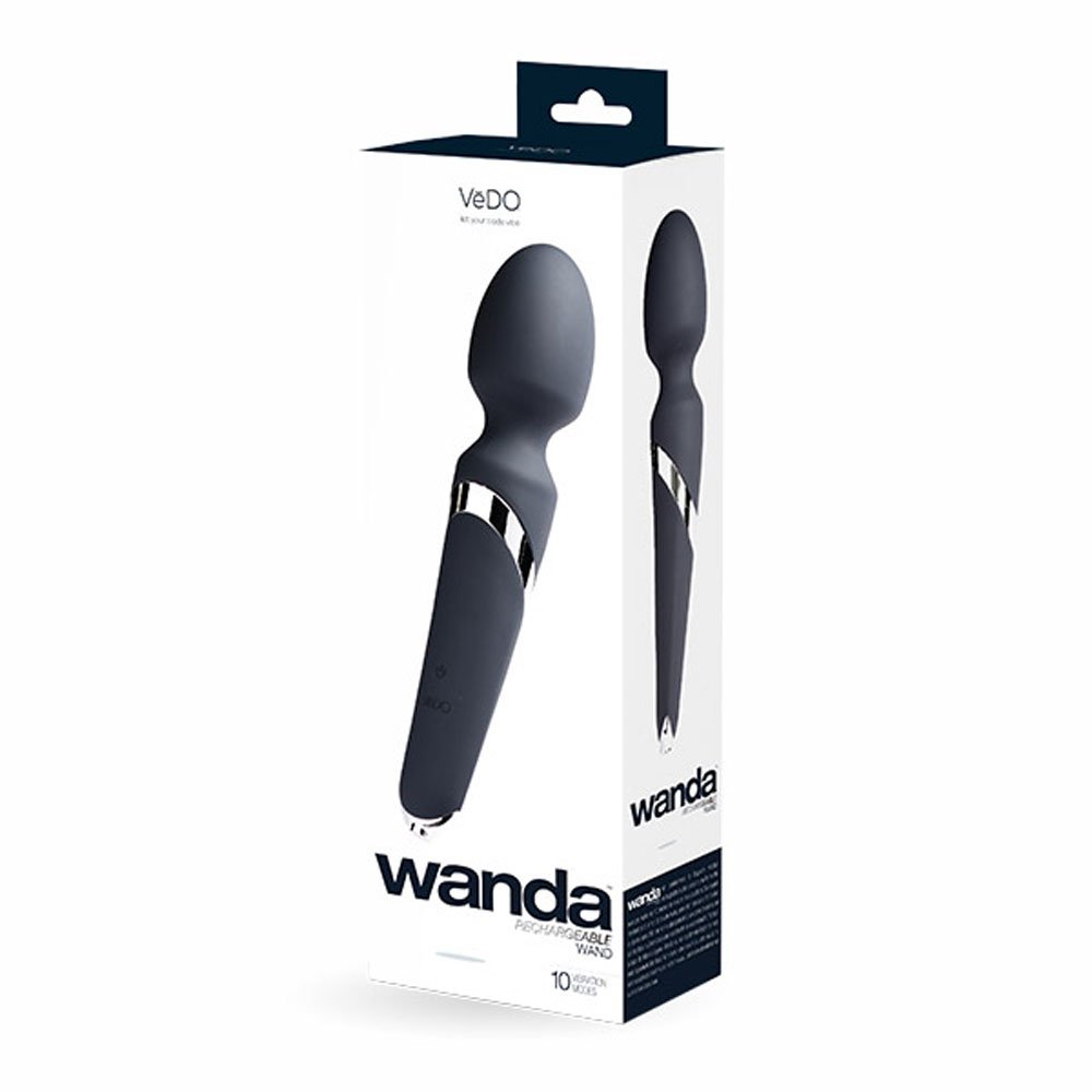 7pzA1mS50tnjzpbHclvTyhGHODHwzvL4.jpg Wanda Rechargeable Wand - Just Black - Image 1