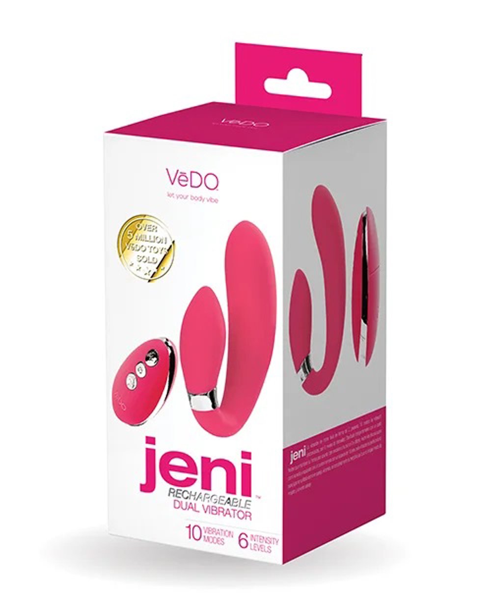 8JfRvToTtSqfozNN7KUmyo3NoWBneJoW.jpg Jeni C-Shaped Dual Motor Vibe With Remote - Pink - Image 1