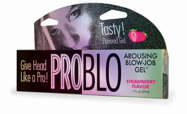 Problo Arousing Blow-Job Gel - Strawberry - 1.5 Fl. Oz.