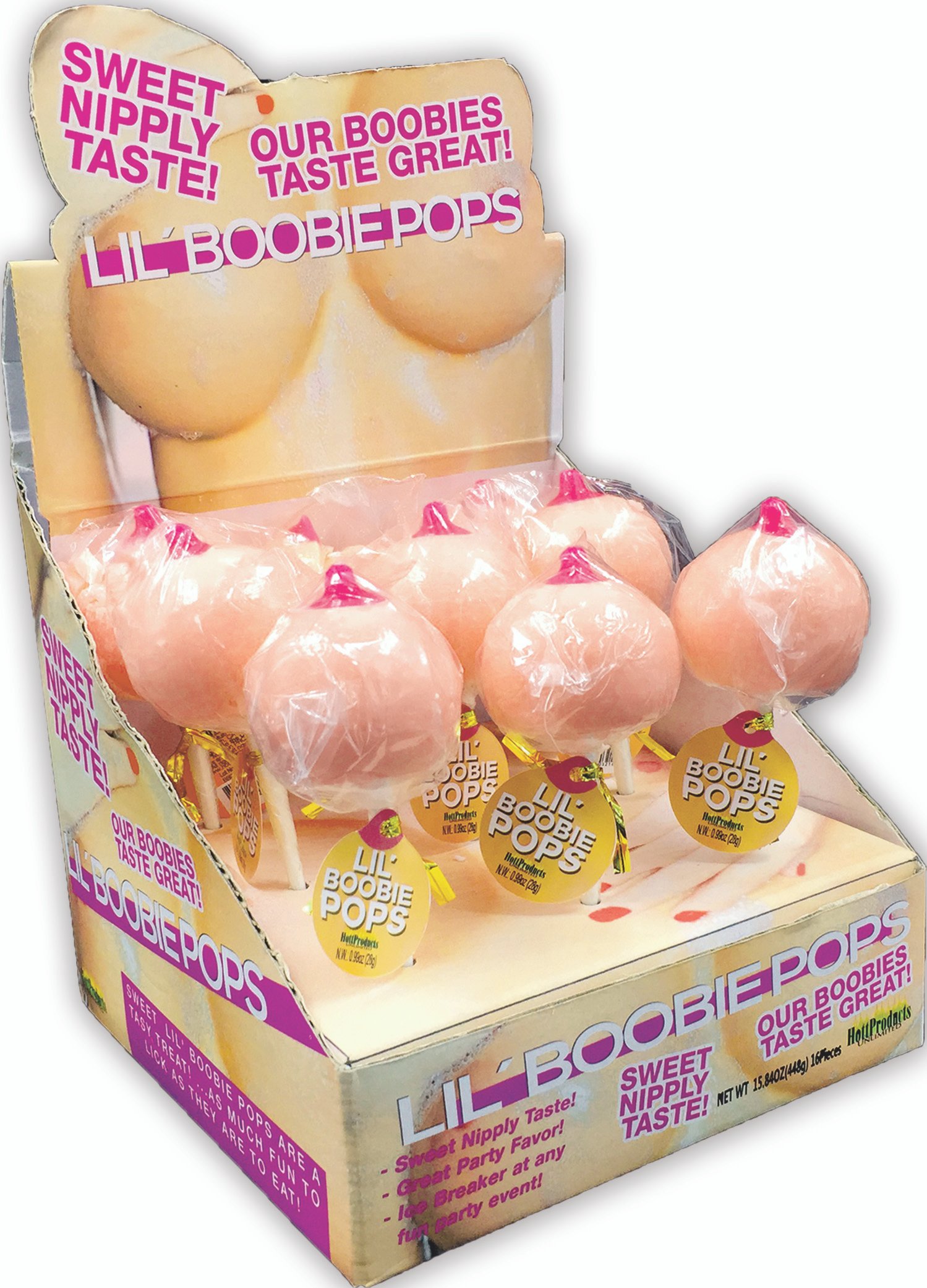 92DIkYFvLSVpS06NziL6G5dAgarIqicj.jpg Lil Boobie Pops - 9 Piece P.O.P. Display - Image 1