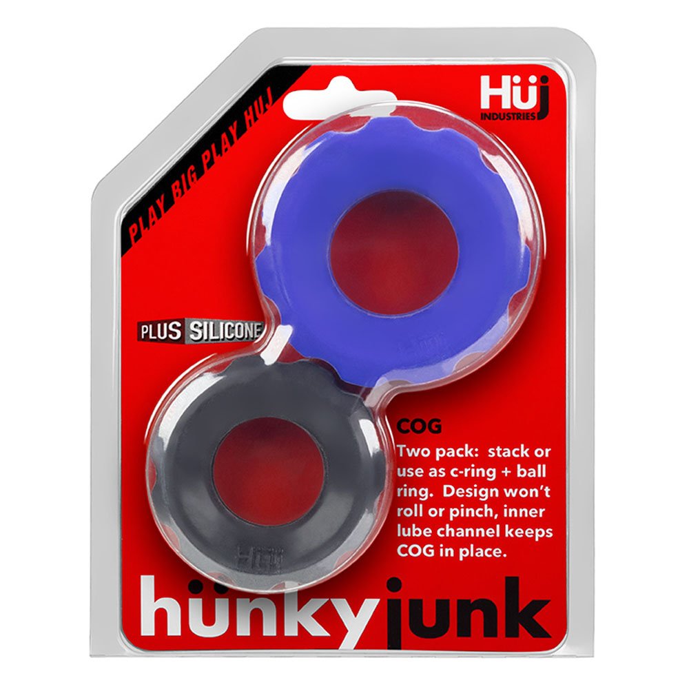 9zkOxeIE1fSacDnbmzeFfiMR2Mtm2UQg.jpg Hunkyjunk Cog 2 - Size C-Ring - Cobalt / Tar - Image 1