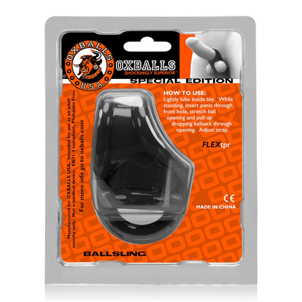 A6EY0v2Xu34seAMGWeG9RlKpo6BaARYG.jpg Oxballs Ballsling Cocksling W / Splittler - Black - Image 1
