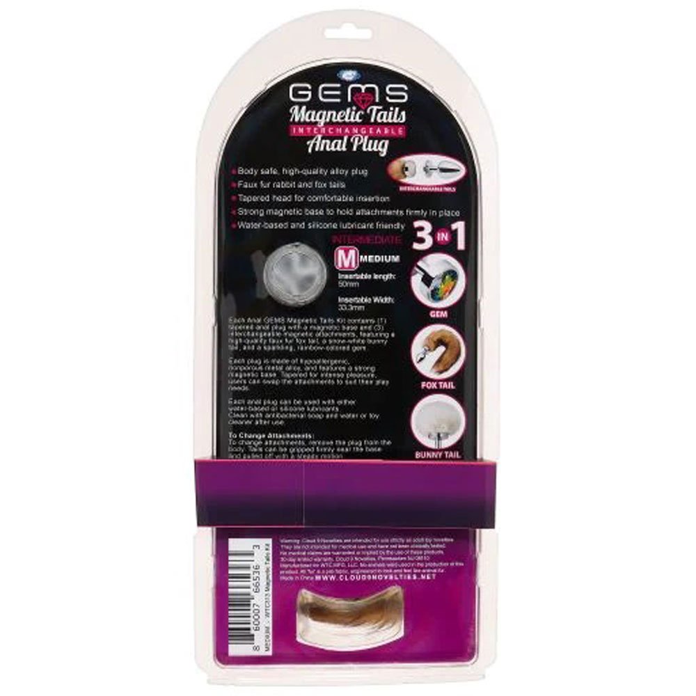 Ag3V0aVWJSHKyNPd4YzyERNESadxF6HH.jpg Cloud 9 Magnetic Tails Kit With 3 Attachments - Medium - Image 1