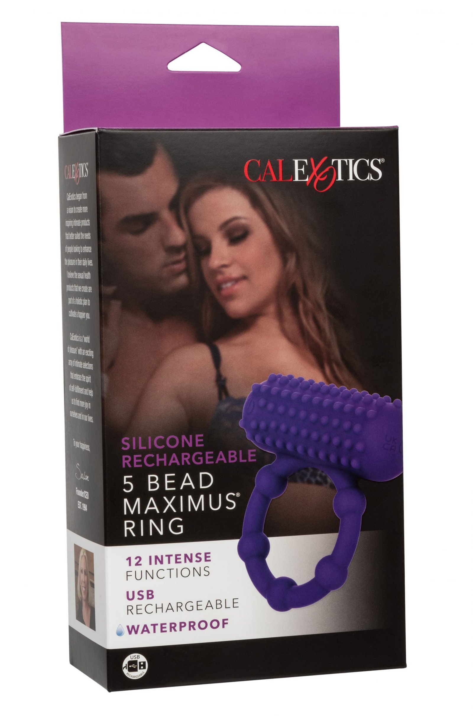 B1izA50CmyUkvSe2jI6ChaLJTW1R3QJw.jpg Silicone Rechargeable 5 Bead Maximus Ring - Purple - Image 1