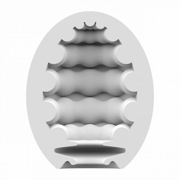 Satisfyer Masturbator Egg - Riffle - Light Green