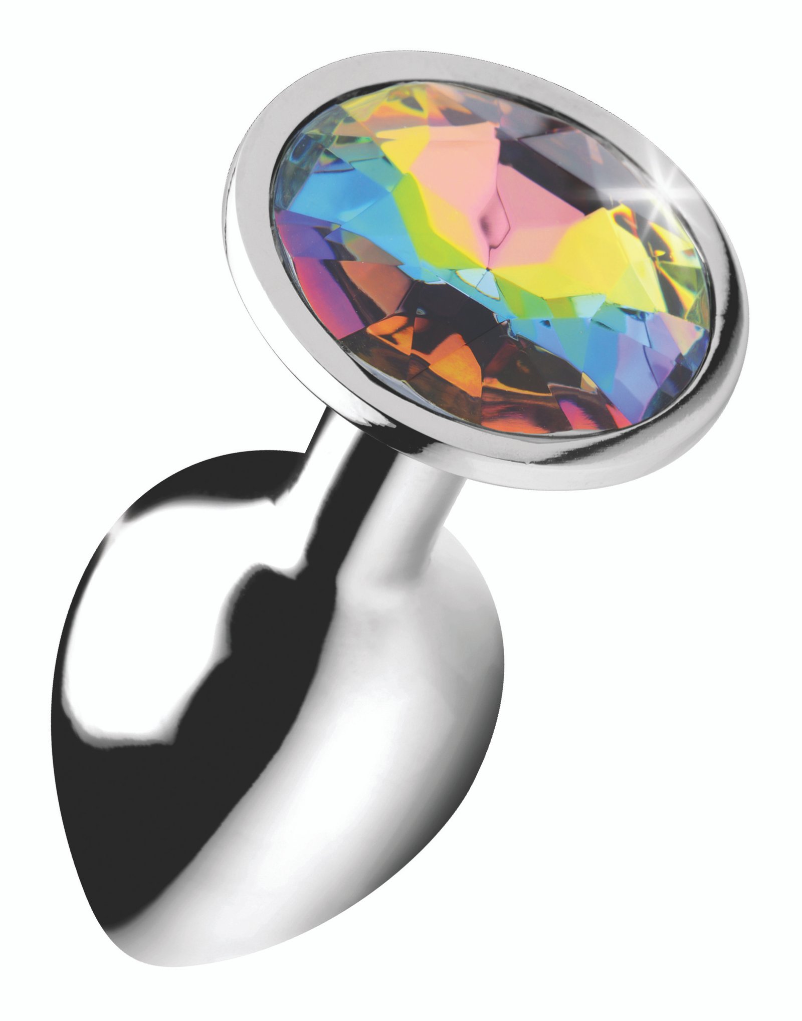 D2FD9DU96FC4O8dgmUj48mfino6Y97zw.jpg Rainbow Prism Gem Anal Plug - Small - Image 1