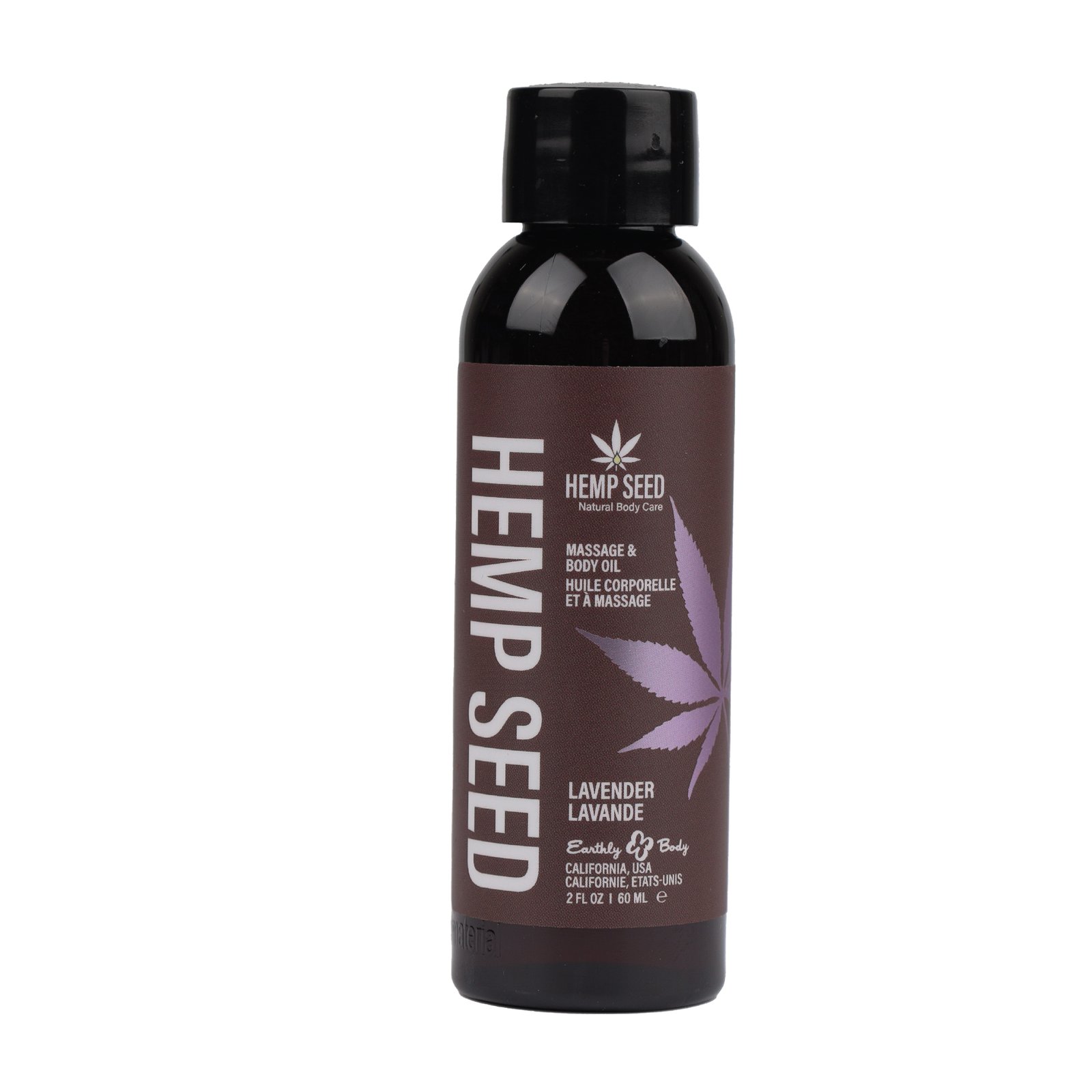 DqYu2X0J6eTm5M2faaqUIv9Gdikkby4j.jpg Hemp Seed Massage and Body Oil - Lavender - 2 Fl. Oz./ 60ml - Image 1