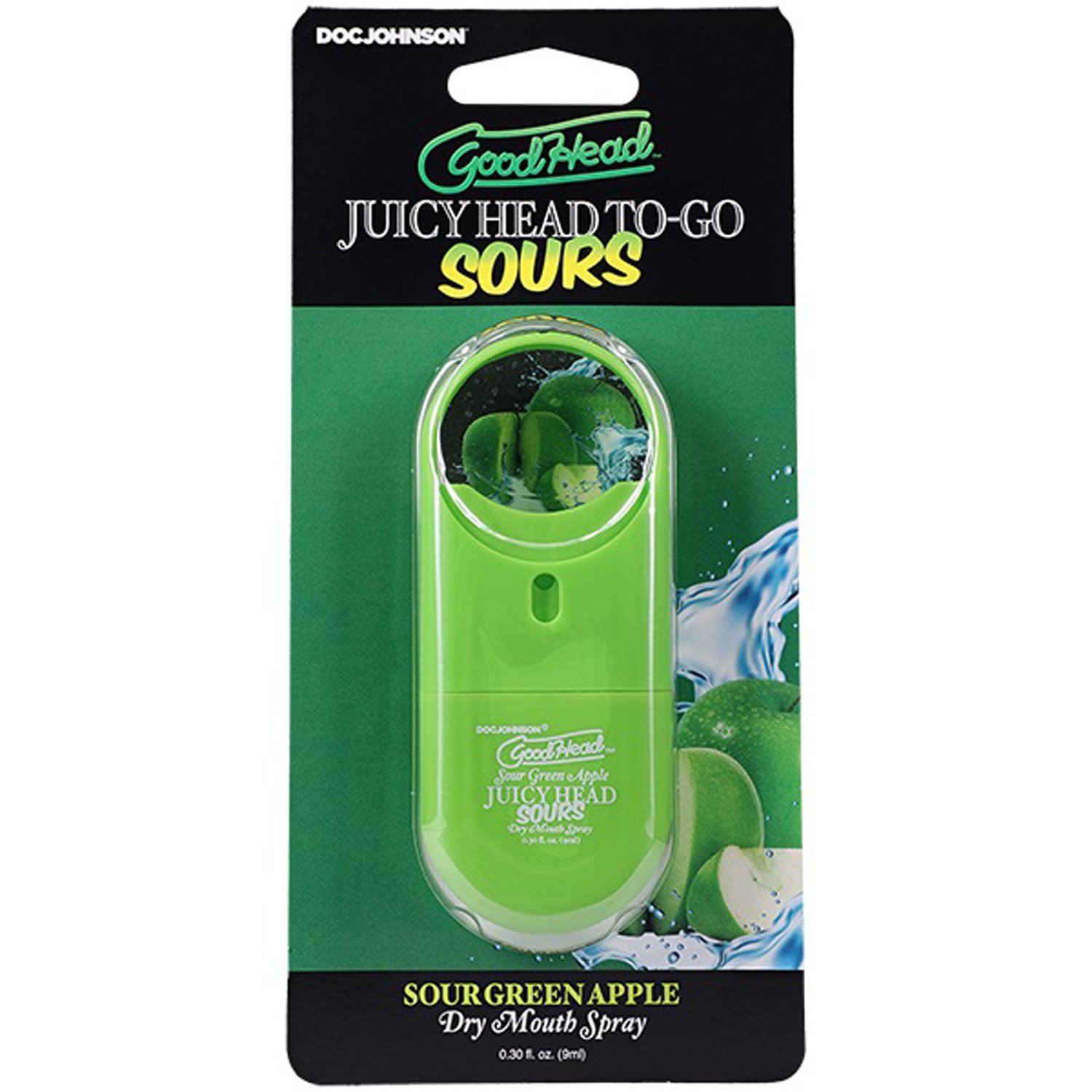 EmJXUy1tGliKSusDnCCkncCVEq683QUi.jpg Goodhead Juicyhead Dry Mouth Spray to Go - Sour Green Apple .30 Oz - Image 1