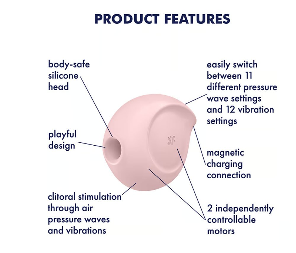 F1FMz0vkitrS6xkUOXJIgdpZC7jC8OGy.jpg Satisfyer Sugar Rush - Air Pulse Stimulator Plus Vibration - Rose - Image 1