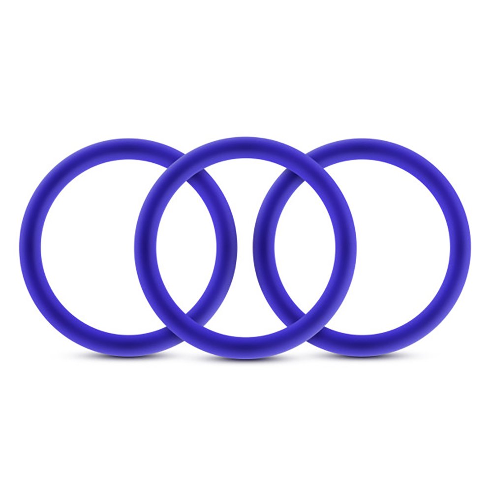 FGyY2C8hStSvDS2X0EYT8TkFGqfjpvH4.jpg Performance - Vs1 Pure Premium Silicone Cockrings - Medium - Indigo - Image 1