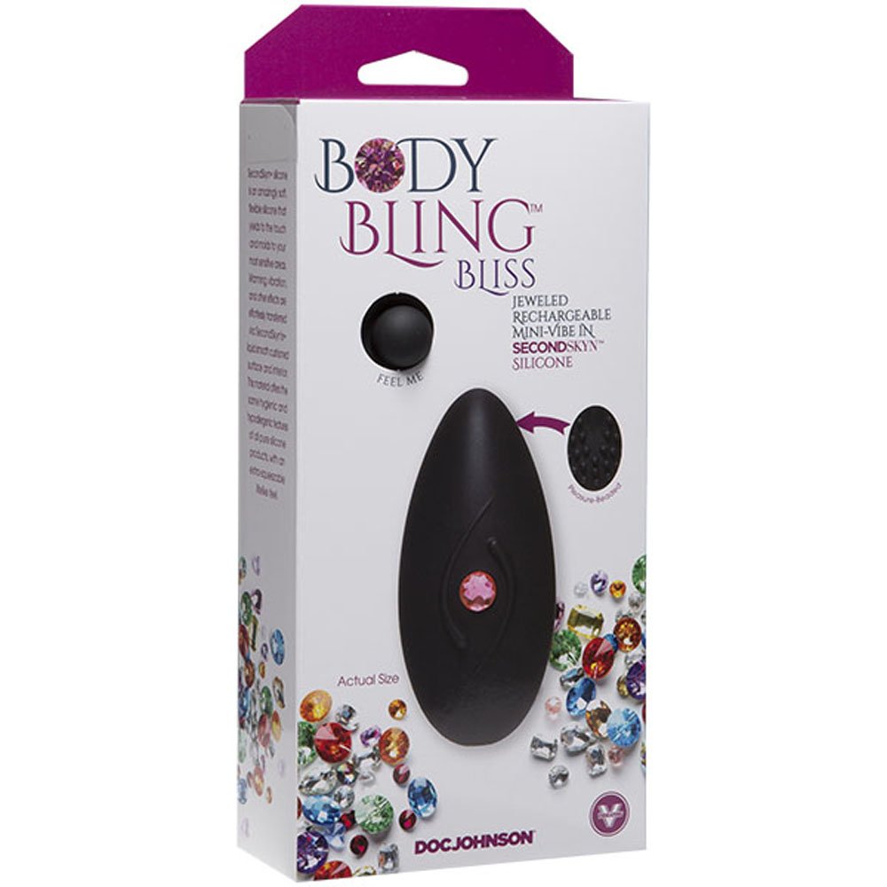 GRBqlQ6OM46C9Saik1EudJ7mspBNQxwB.jpg Body Bling - Clit Caress Mini-Vibe in Second Skin Silicone - Pink - Image 1