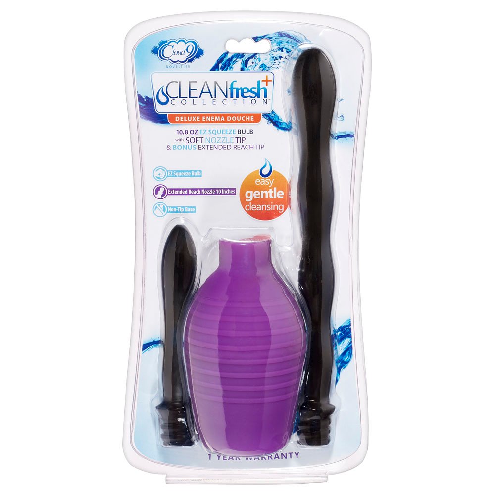 Ga8yJKzivQ7S0RWFaI8yf5Ah2PVt3kCD.jpg Deluxe Anal Enema Douche Kit 10.8 Oz Ez Squeeze Bulb - Image 1