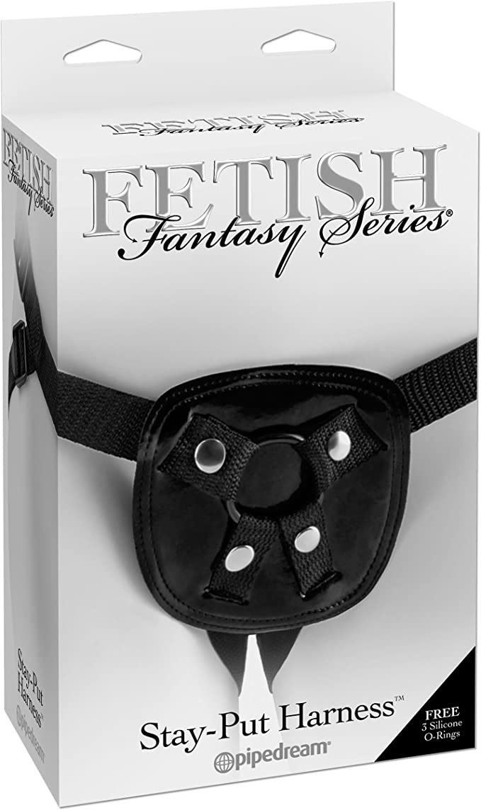 HAs4mDbJfBuhbO8MG4kUwwZSgAH8JBJX.jpg Fetish Fantasy Series Stay-Put Harness - Black - Image 1