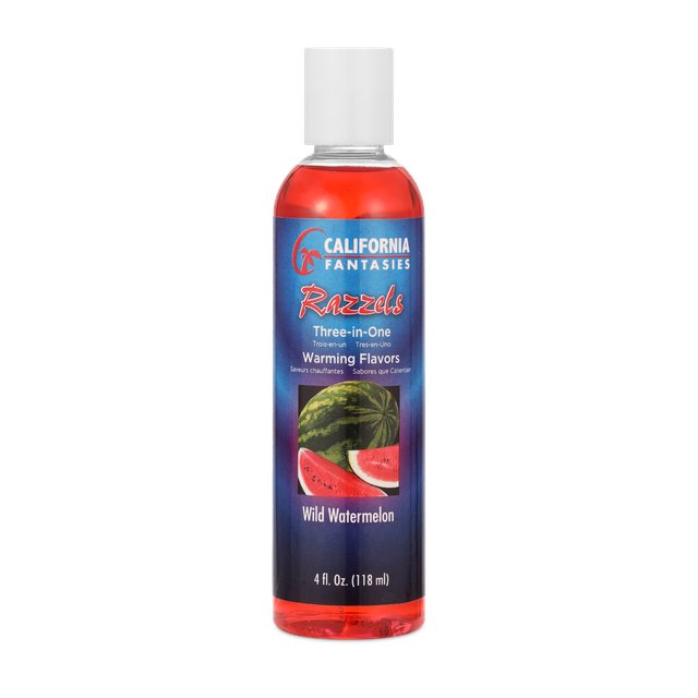 IA50HQgu.jpg Razzels Warming Lubricant - Wild Watermelon - 4 Oz. Bottle - Image 1