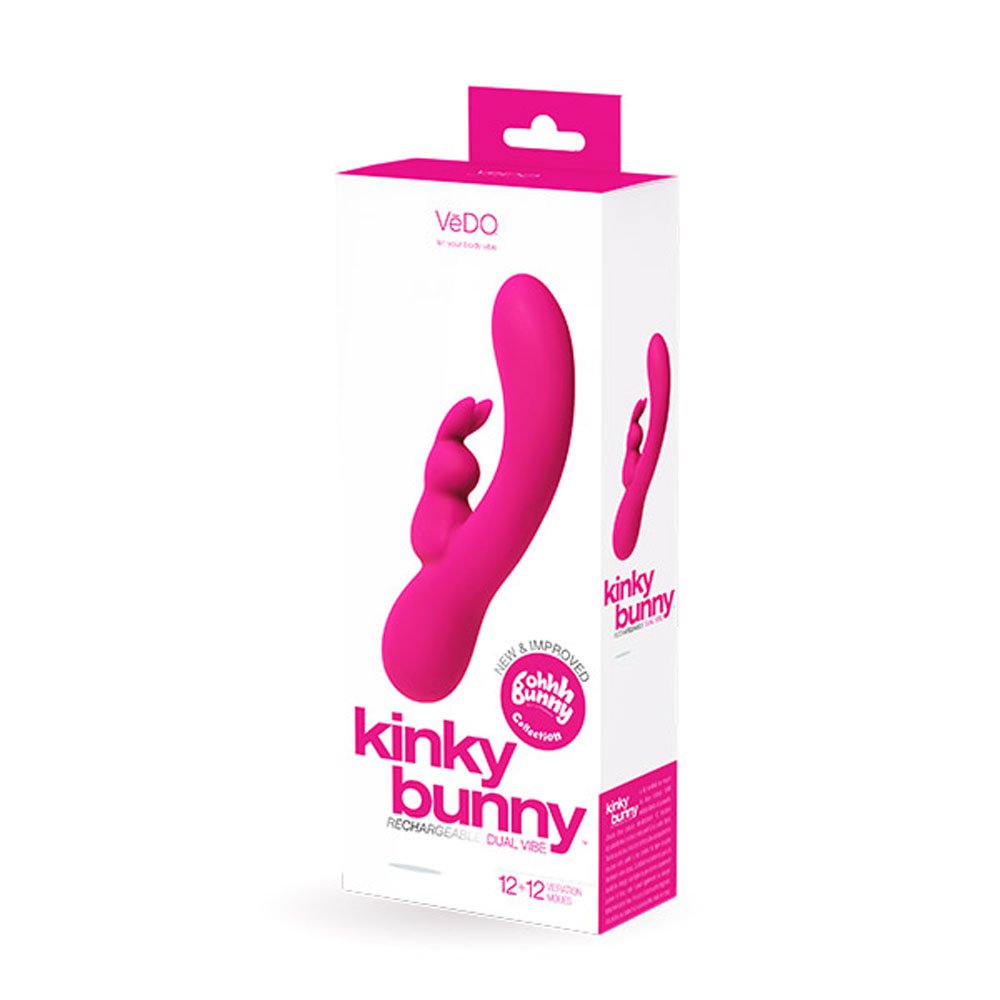 JL2Xq4iLf0zhyKna8QxagD2M4cruYiqX.jpg Kinky Bunny Plus Rechargeable Rabbit - Pink - Image 1