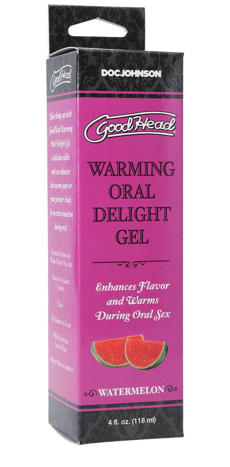JZP1aGm98nTvwYiTY6O31RdbjdjHbrYd.gif Goodhead - Warming Oral Delight Gel - Watermelon - 4 Fl. Oz. - Image 1
