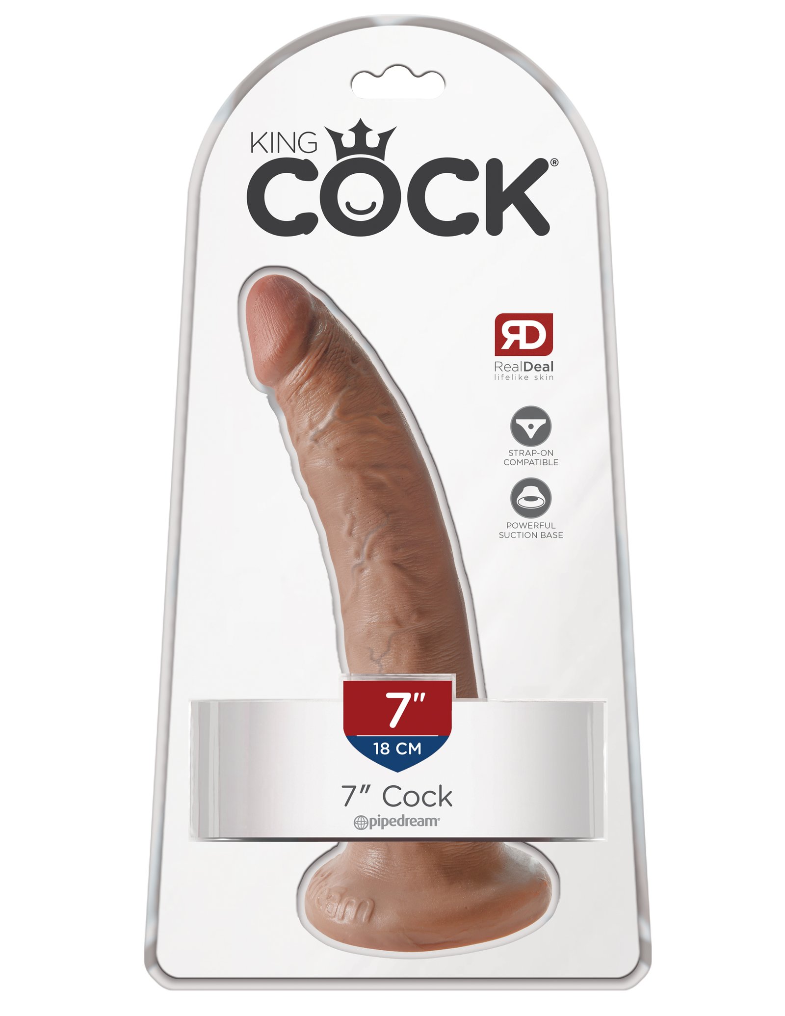 Jlxw3vVnoS8BcbOiwJ0KXdUCDxpEBXHY.jpg King Cock 7 Inch Cock - Tan - Image 1