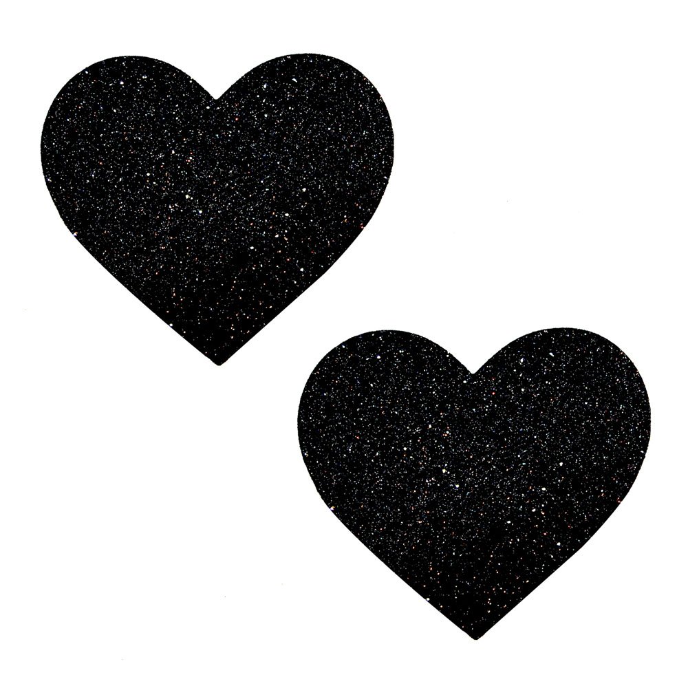 KG9rTefZJna6mP9Yyeli0Mk0PngzYVe0.jpg Black Malice Glitter I Heart U Nipztix Pasties - Image 1