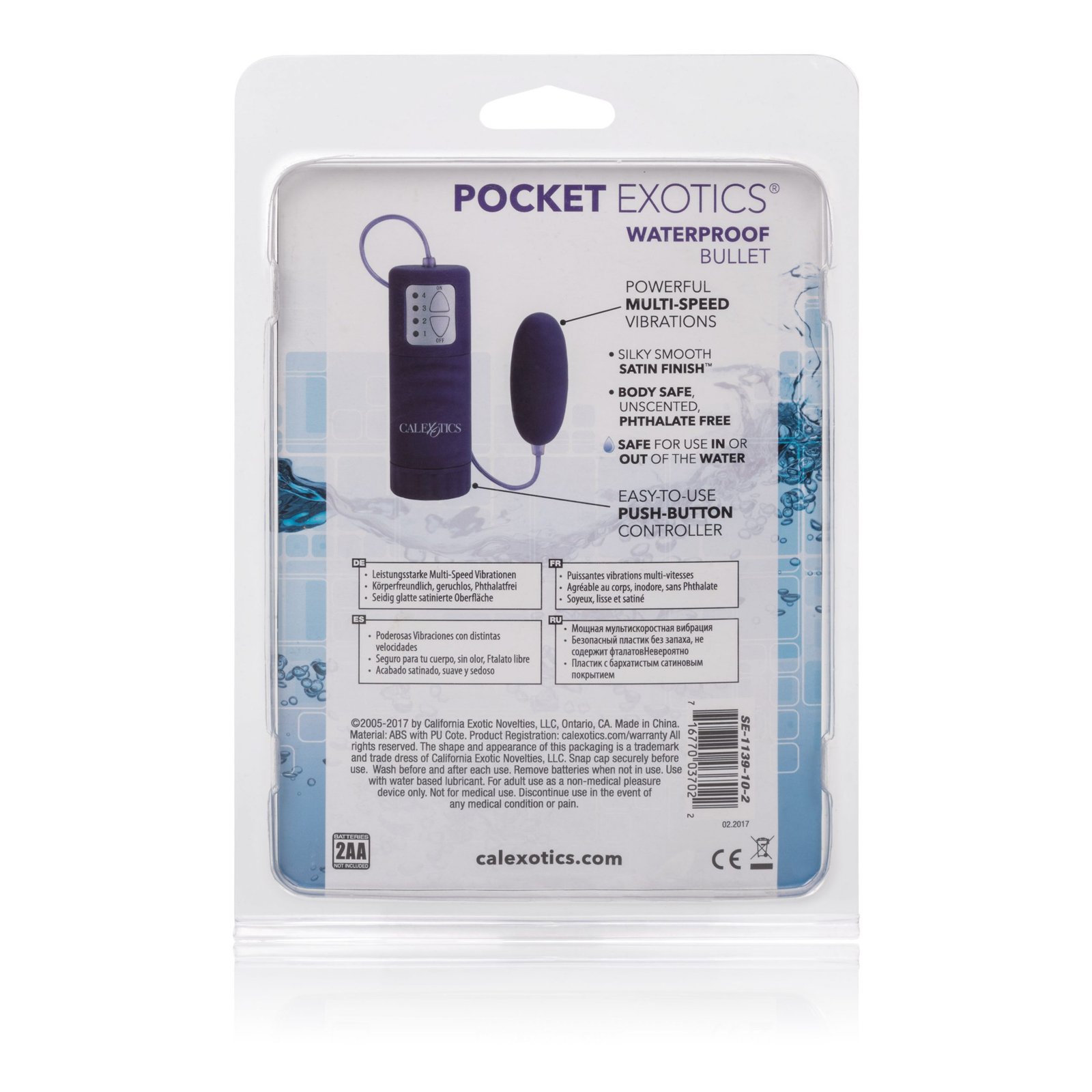 KfMrxRkKCrpcG5pT5H0KXyCgjFxjCEJf.jpg Waterproof Pocket Exotics Waterproof Bullet - Purple - Image 1