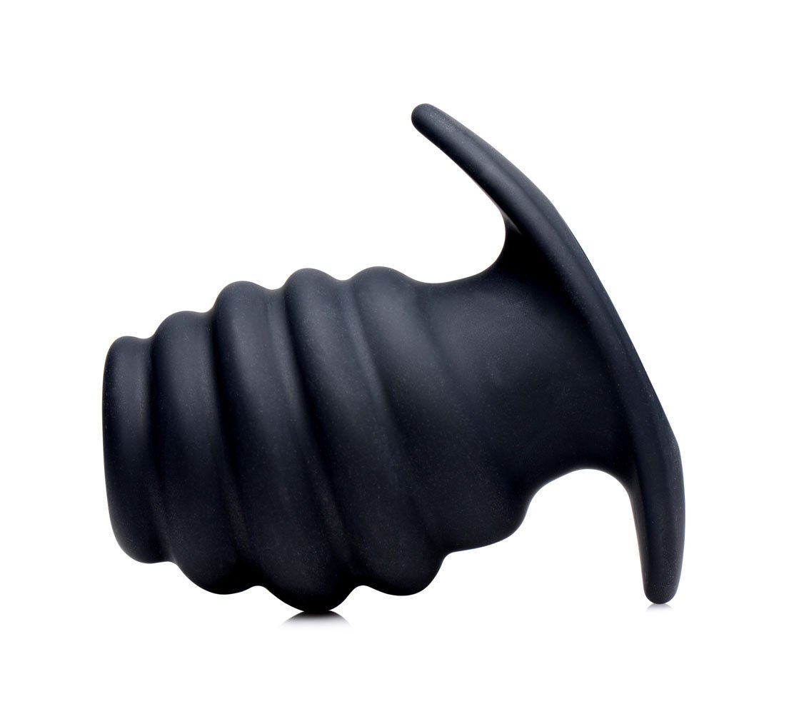 L0cCuVJfaveatI6wp8FYMoAhlGYF7CA8.jpg Hive Ass Tunnel Silicone Ribbed Hollow Anal Plug - Medium - Image 1