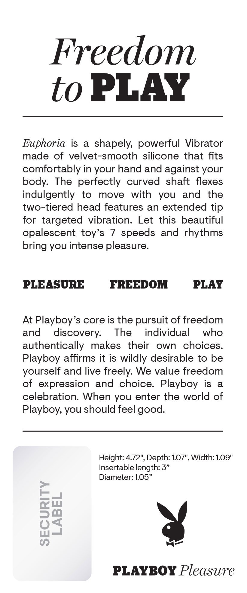 Ljg7znH4FWeuJUaGgZxPgWRPISgdIc3H.jpg Playboy Pleasure - Euphoria - Vibrator - Opal - Image 1