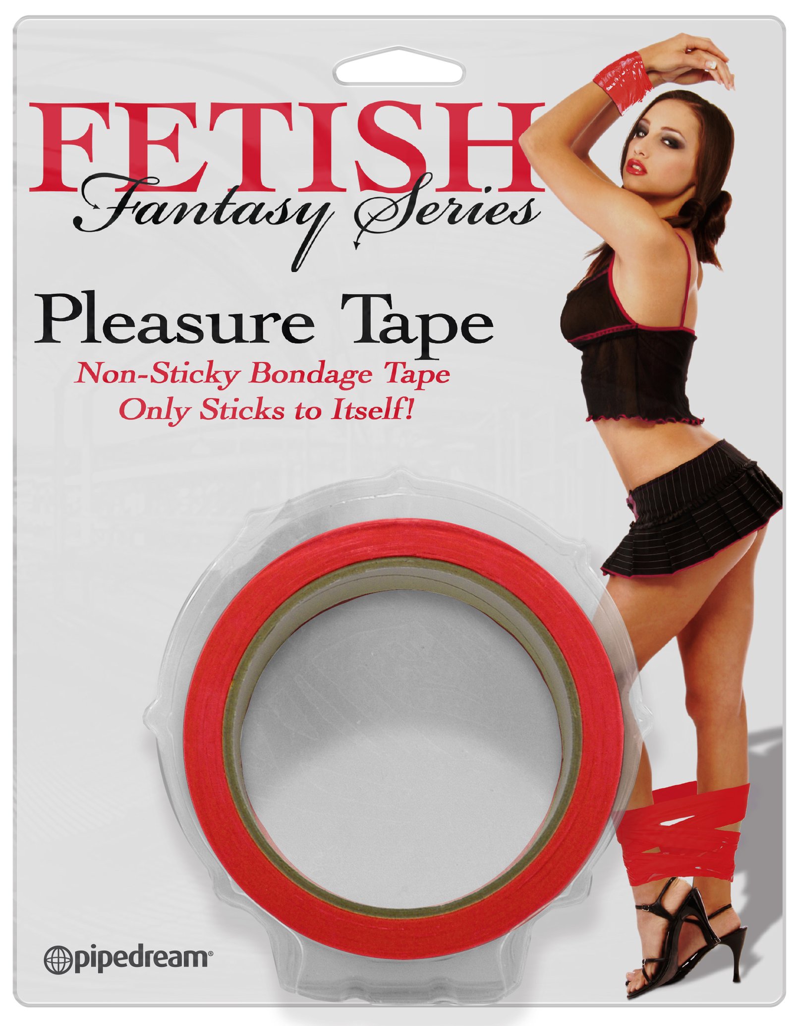 MoqynKHwJAR2S4hO0vaLdNfjHLtDWwiT.jpg Fetish Fantasy Series Pleasure Tape - Red - Image 1