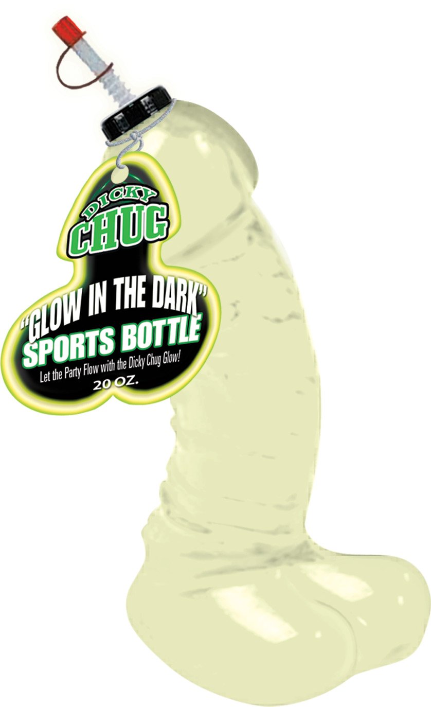 NglltvlO4SLa5pKojNzMOw01Cj6SC0NO.jpg Dicky Chug Sports Bottle - Glow-in-the-Dark - Image 1