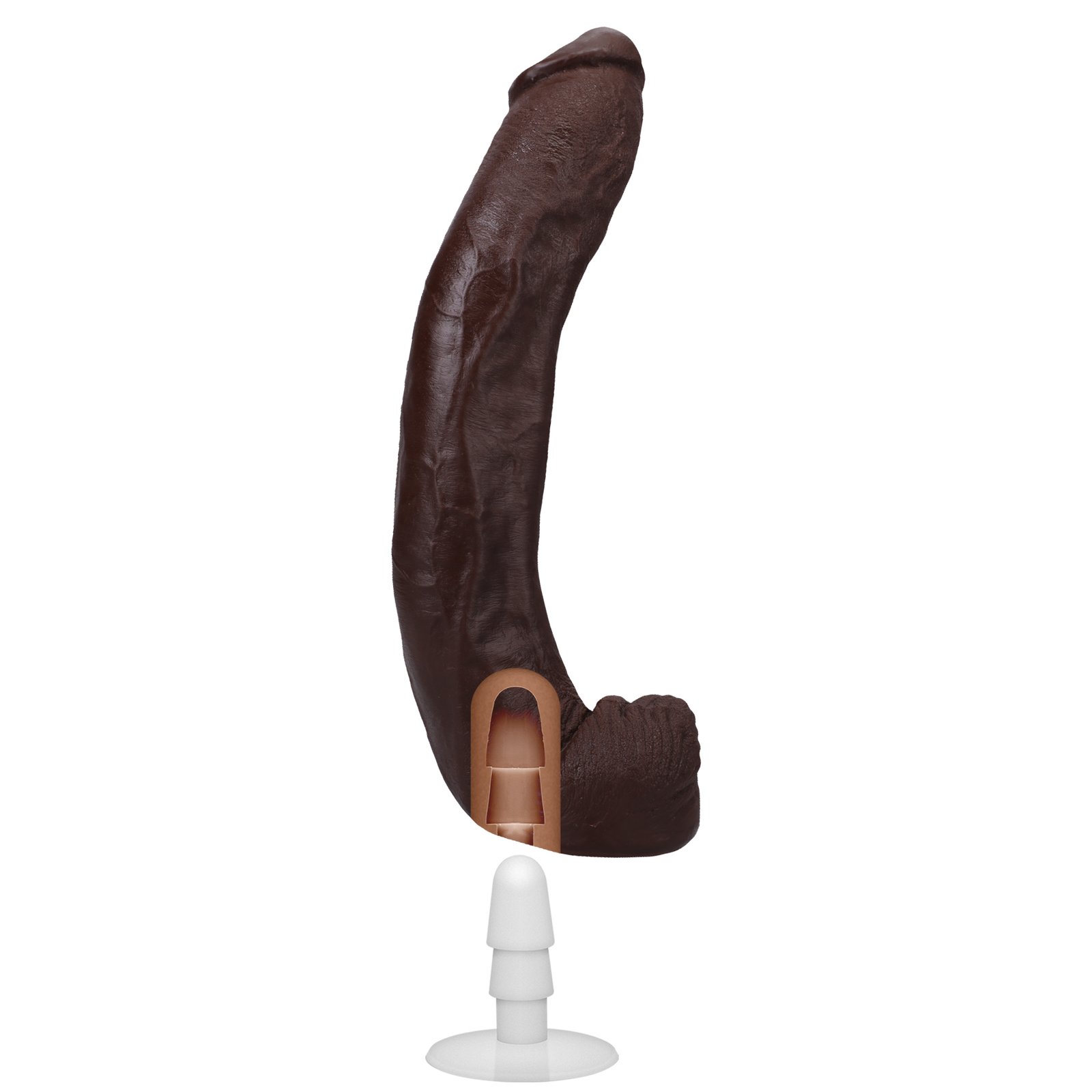 O3mHclsH8hUrLkgoZeRU0pmSOYW9zygN.jpg Signature Cocks - Dredd - 13.5 Inch Ultraskyn Cock With Removable Vac-U-Lock Suction Cup - Chocolate - Image 1