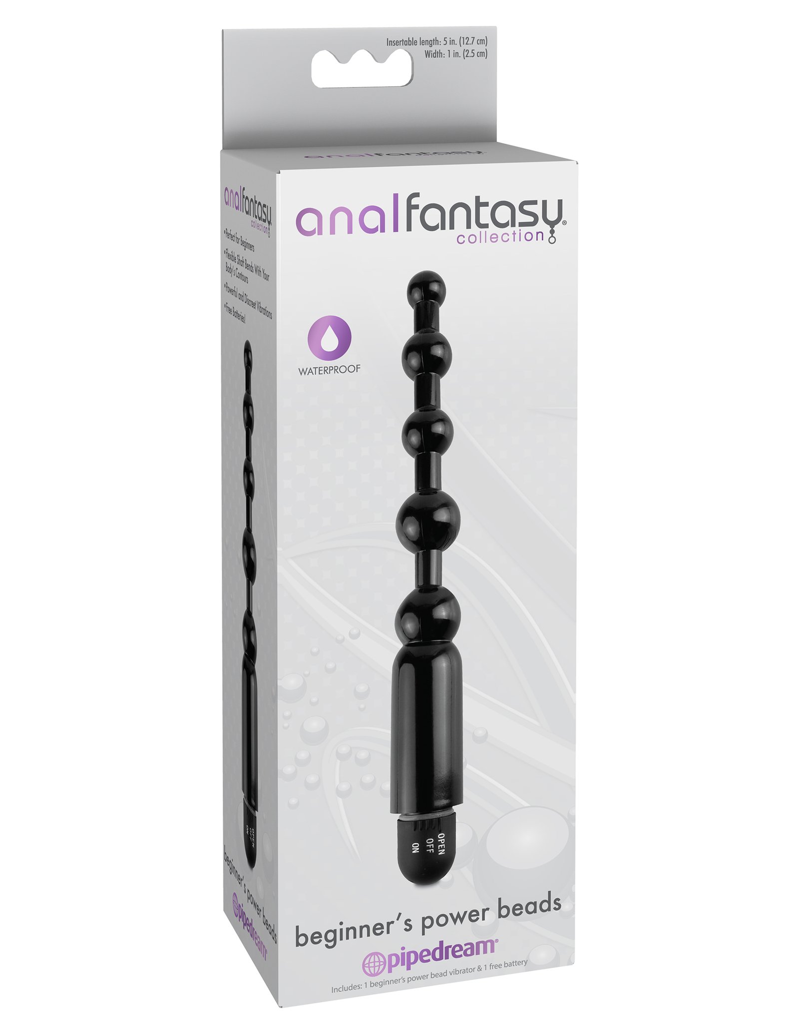 OBk8I6FZIHoGoECvF8xJ1qTGRH94KXji.jpg Anal Fantasy Collection Beginners Power Beads - Black - Image 1
