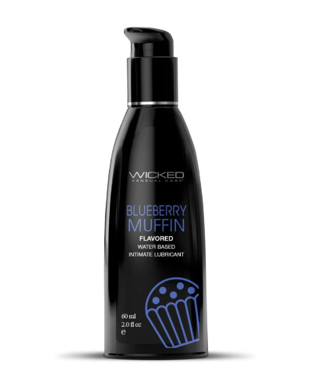 OyScgG5U9uoQ3nb3chTfkr6PsLAaEIb8.jpg Aqua Blueberry Muffin Flavored Water Based Intimate Lubricant - 2 Fl. Oz. - Image 1