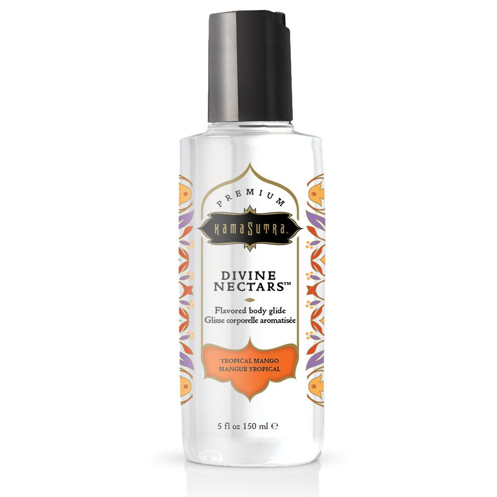 PtRO6z8fuKzgfehaIDHv5yviCHnm9YSd.jpg Divine Nectars Flavored Body Glide - Tropical Mango - 5 Fl Oz. 150ml - Image 1