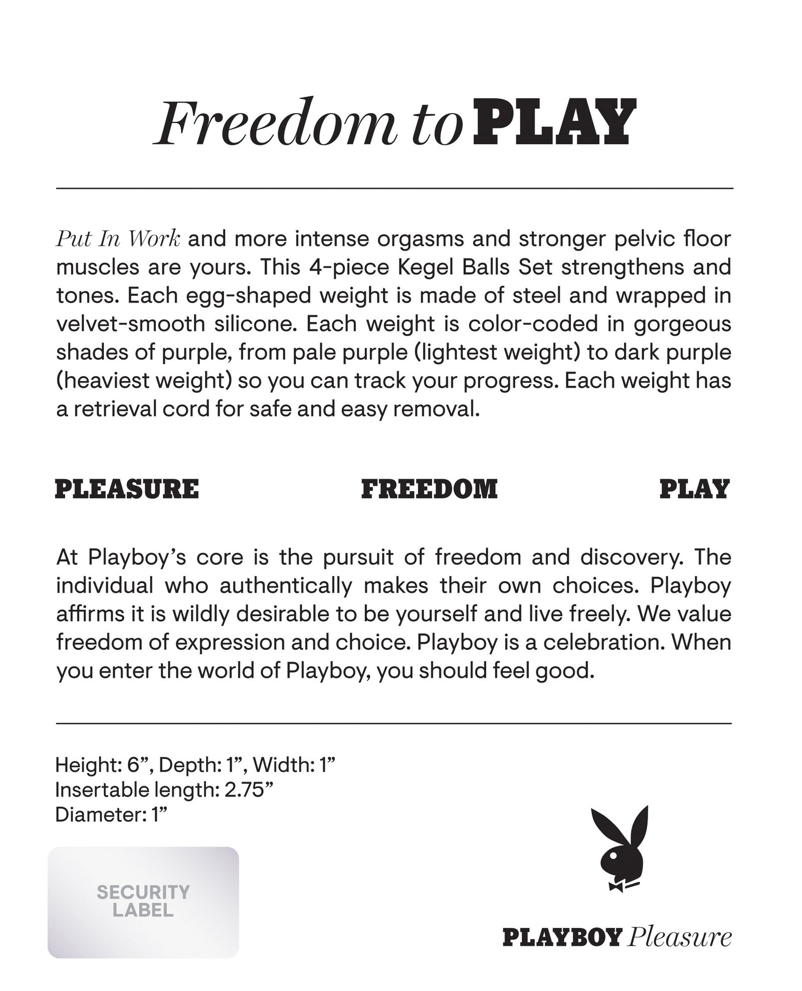 Q7KLwQHlwTbDgAiv6VIlAT1ALsee3ZHZ.jpg Playboy Pleasure - Put in Work - Kegel Balls Set - Acai Ombre - Image 1