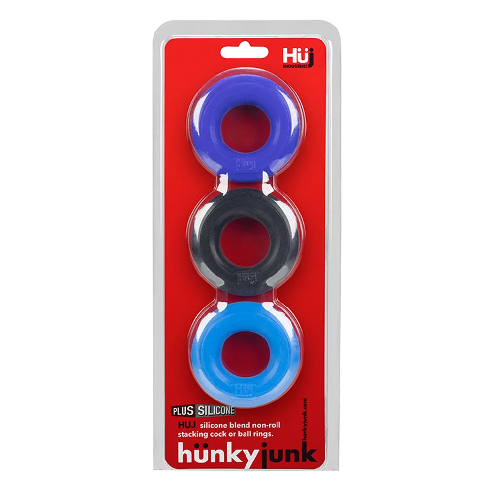 QEMHkgJV0D8uqngW8Hfztl3XZHbl6X0r.jpg Hunkyjunk Huj3 C-Ring 3 Pk - Blue / Multi - Image 1