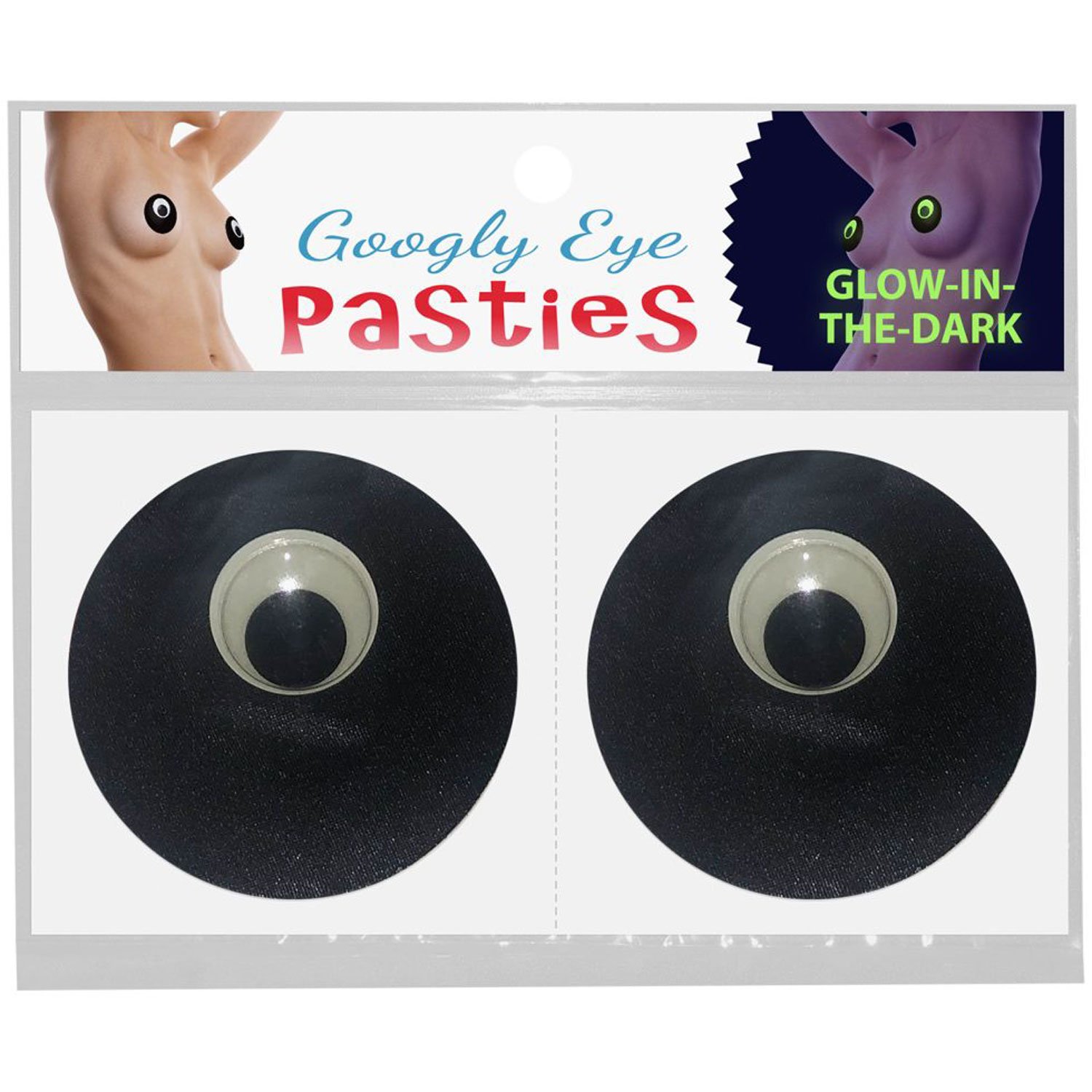 QJjNVjI3Ph9GW0PxXByjd5qn4GvOd6Y7.jpg Googly Eye Pasties - Glow in the Dark - Image 1