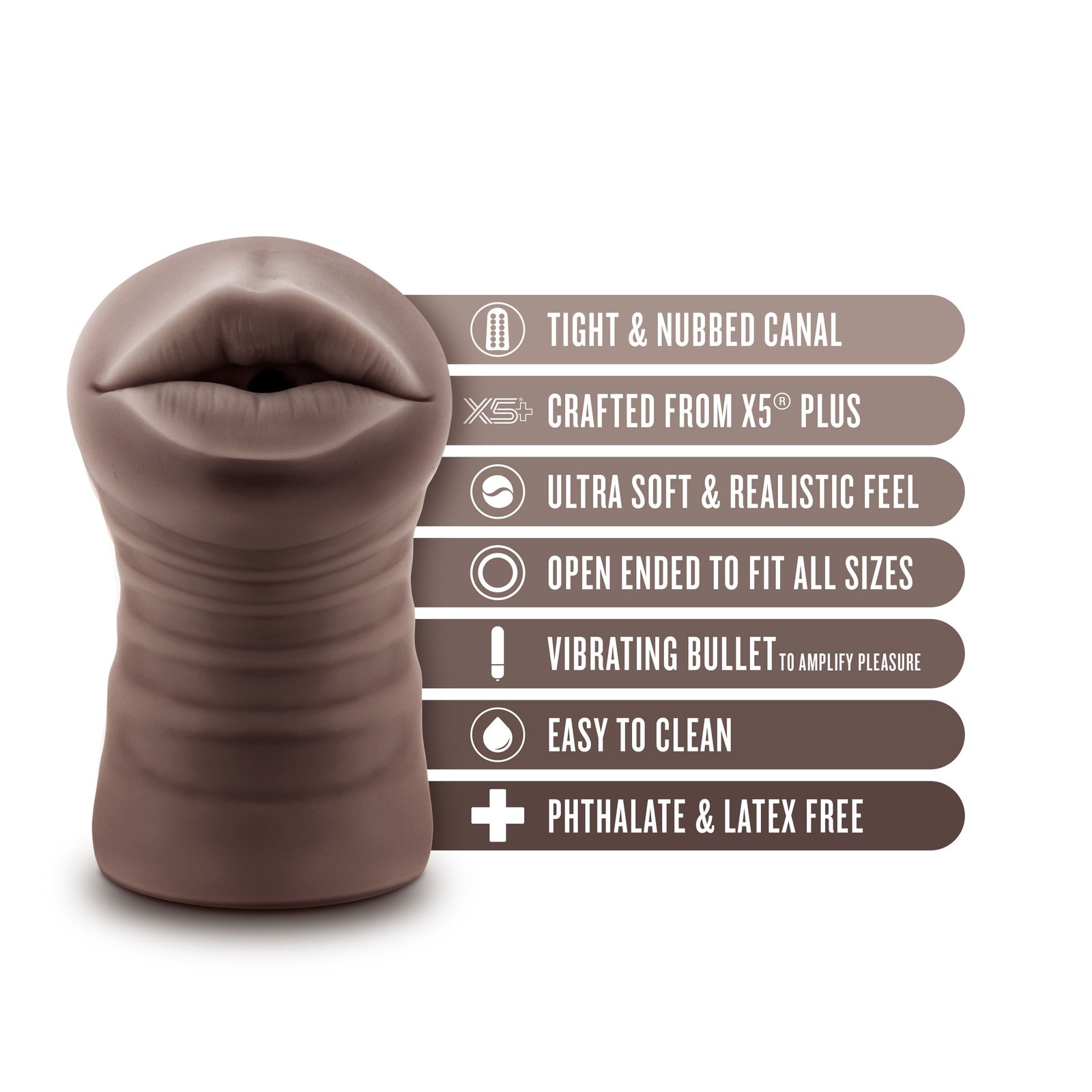 TA2opfVFAlQ5rFgox4AKU6r98kq427xF.jpg Enlust - Krystal - Vibrating Stroker - Brown - Image 1