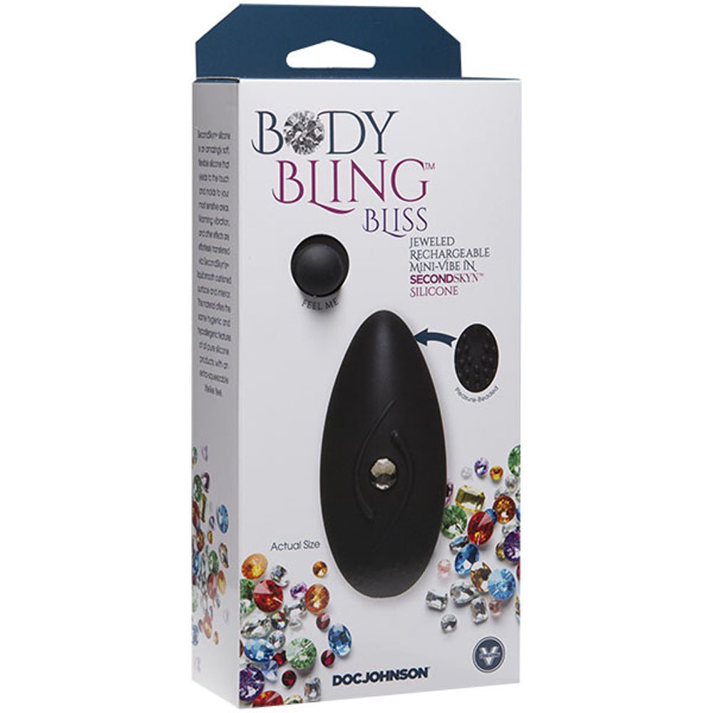 TBAWiBxzjw3hdupHII7rS6cekaBl9Wq0.jpg Body Bling - Clit Caress Mini-Vibe in Second Skin Silicone - Silver - Image 1