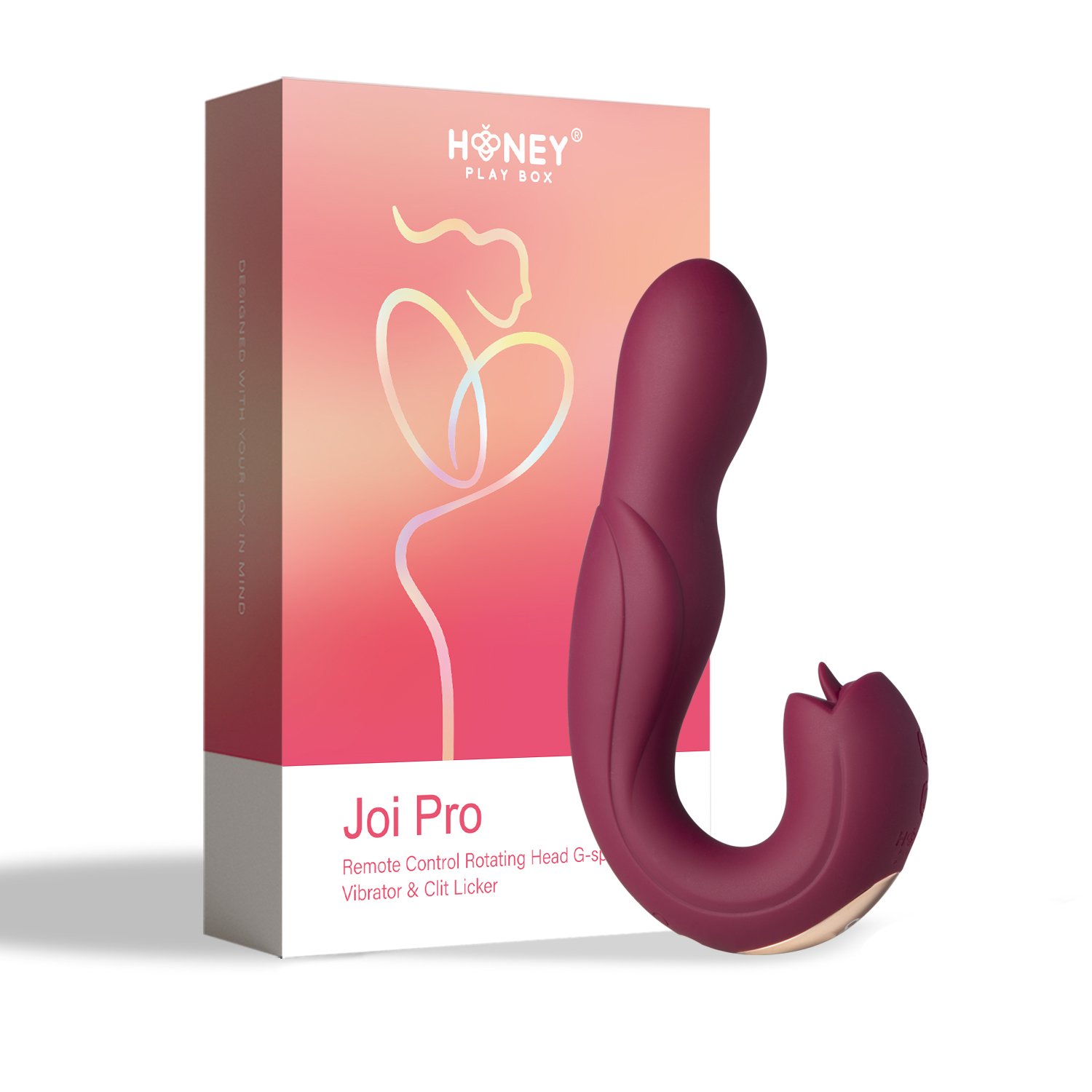 TNggnWLTcmlFsXk8GguNV8pYOtfwmlzP.jpg Joi Pro - Remote Control G-Spot and Clit Stimulator - Maroon - Image 1