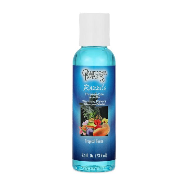 Te3Gfcg0.jpg Razzels Warming Lubricant - Tropical Teeze - 2 Oz. Bottle - Image 1