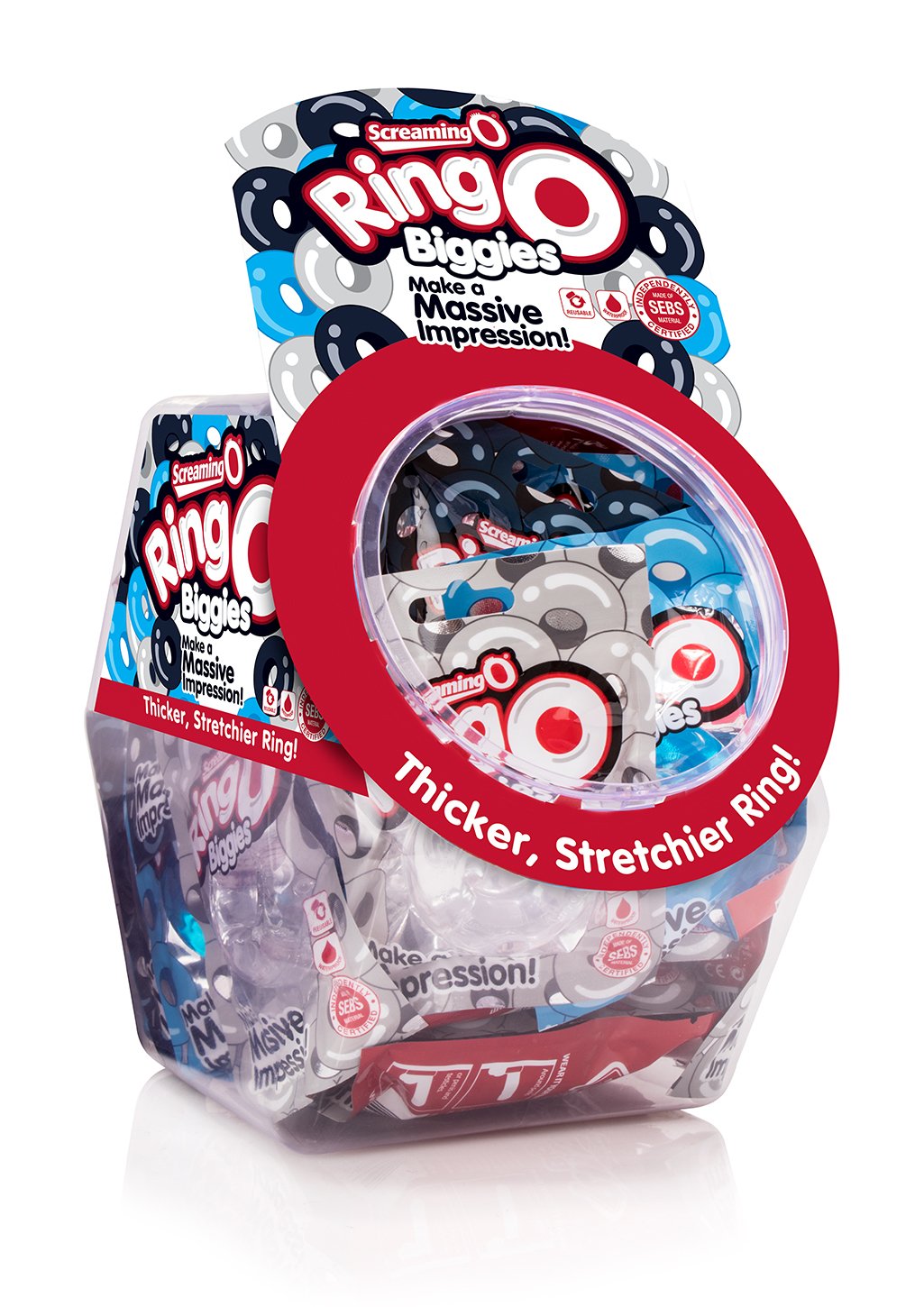 Tk0aApLxEyHsFgyecKiXvh6KWDQgJab0.jpg Ringo Biggies - 36 Count Candy Bowl - Assorted - Image 1