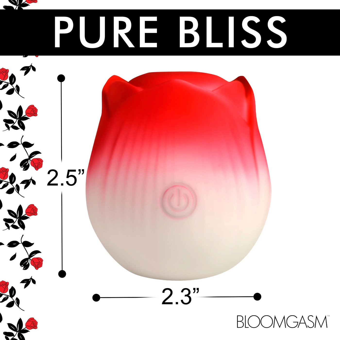 ToshMvnt397wJ5dONDpe7nB9J6oZzbee.jpg Pulsing Petals Throbbing Rose Stimulator - Red - Image 1