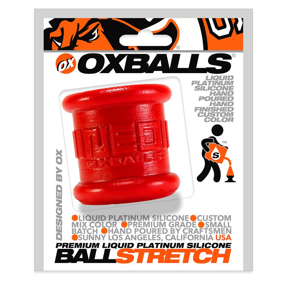 UDWNi8fnarC3XKr6IYZb0Bh00inKnfWu.jpg Neo 2 Inch Tall Ball Stretcher Squishy Silicone - Red - Image 1